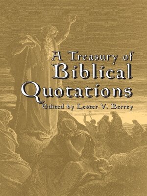 cover image of A Treasury of Biblical Quotations